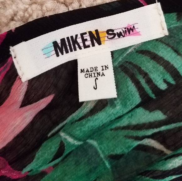Miken Swim Floral Swim Cover - Picture 2 of 5
